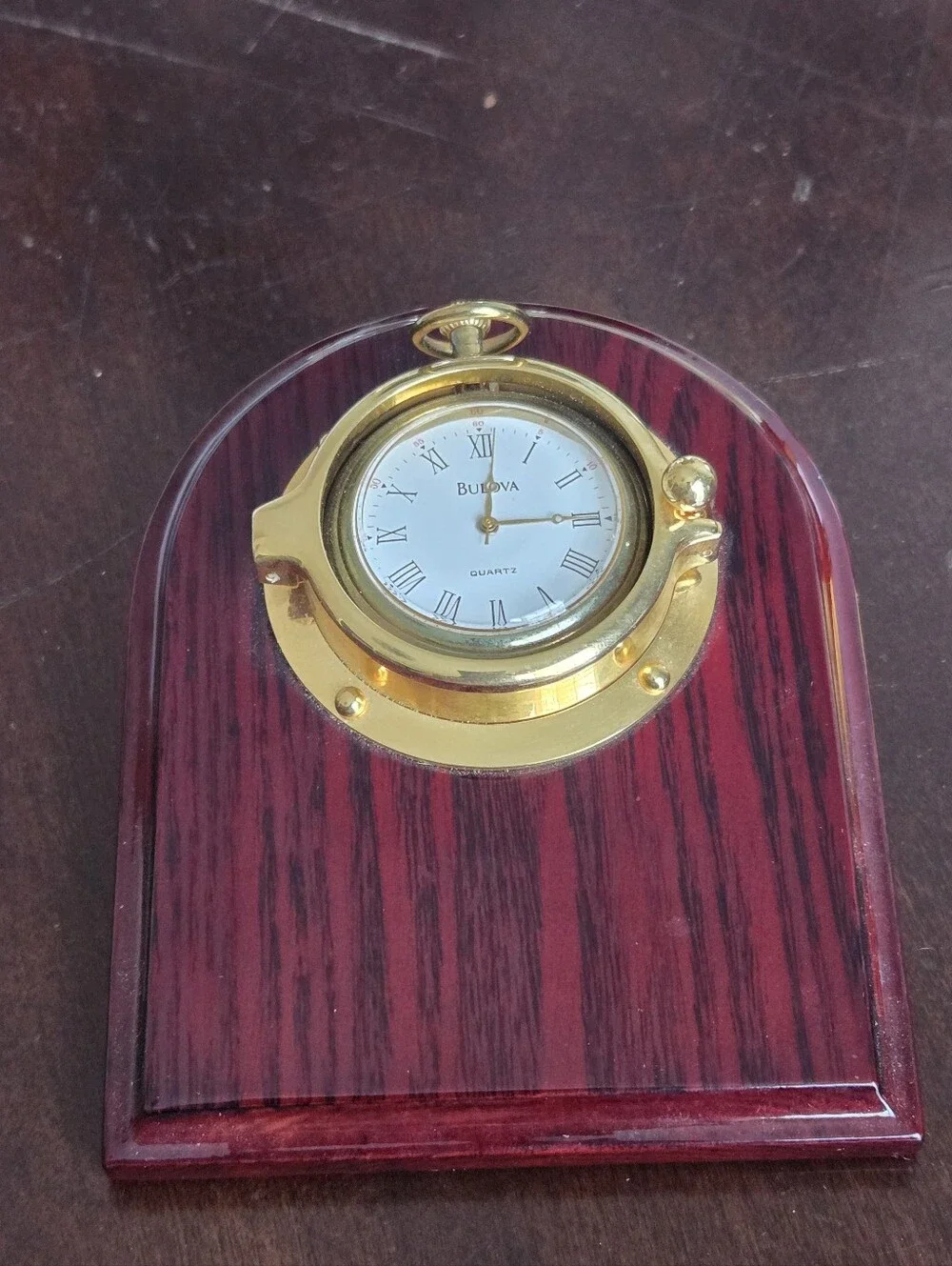 Bulova Miniature Collectible Clock Watch